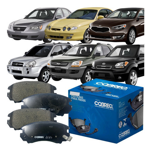 Jogo Pastilha de Freio Dianteira Cobreq Hyundai Sonata Tucson Coupê em Oferta na Shopee
