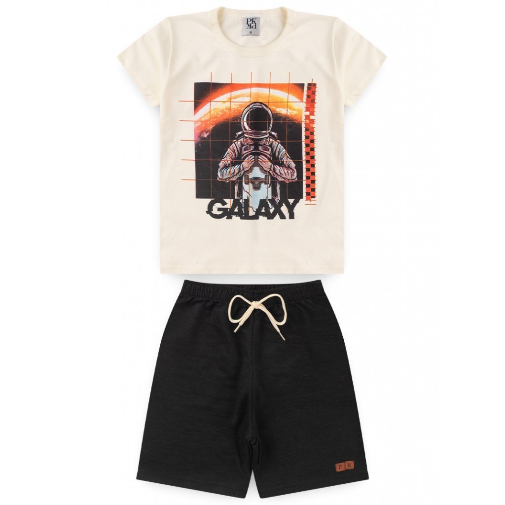 Conjunto Masculino Infantil Galaxy em Oferta na Shopee