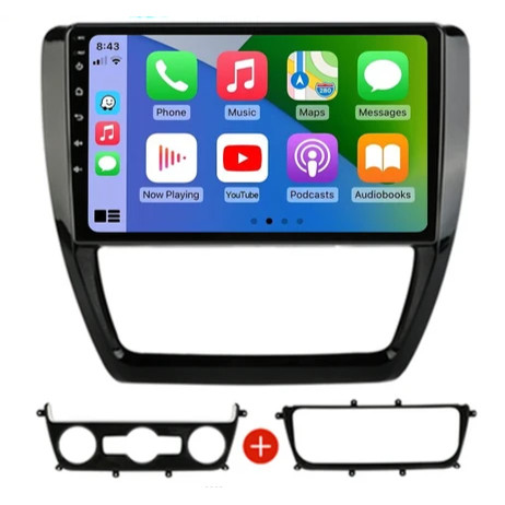 Central Multimidia para Volkswagen Passat 2011/2015 com Kit (TELA ,CHICOTE e MOLDURA)