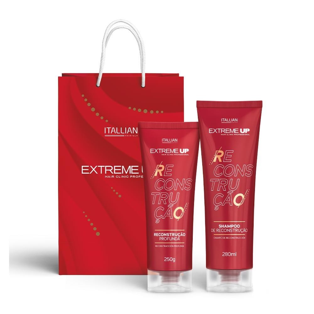 Kit Home Care Itallian Extreme-up Com Shampoo E Reconstrução em Oferta na Shopee