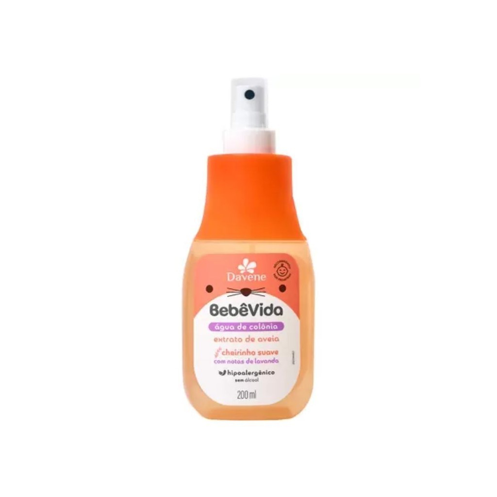 Água de Colônia Bebê Vida Davene 200ml Spray em Oferta na Shopee