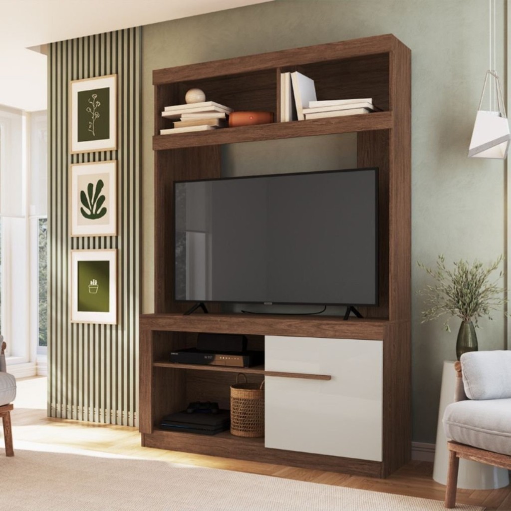 Estante Home para TV até 49 Polegadas 1 Porta - Home & Living