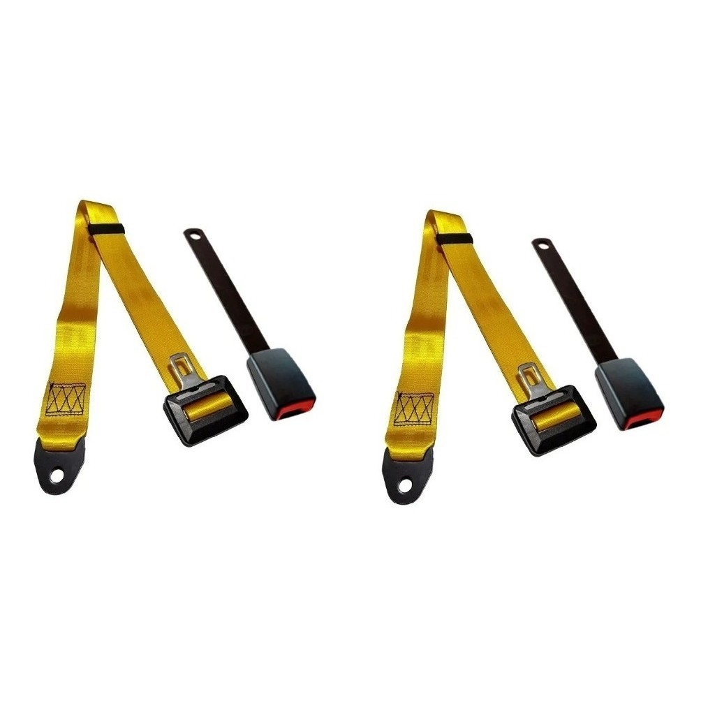 Kit Cinto Segurança Fusca Brasilia Chevette Par Dianteiro