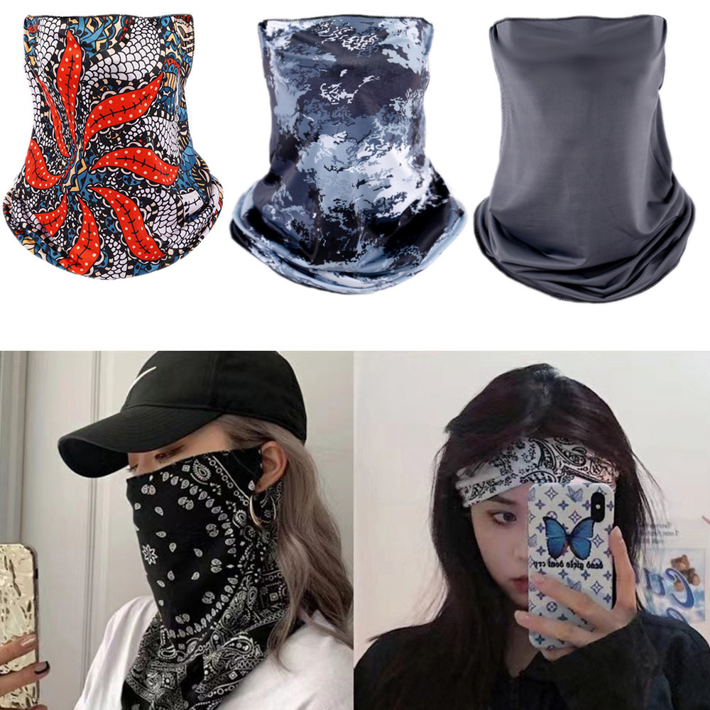 Máscara UV Bandana Lenço De Cabeça Capa Facial Motocicleta Bicicleta Pesca Esporte Do Motor