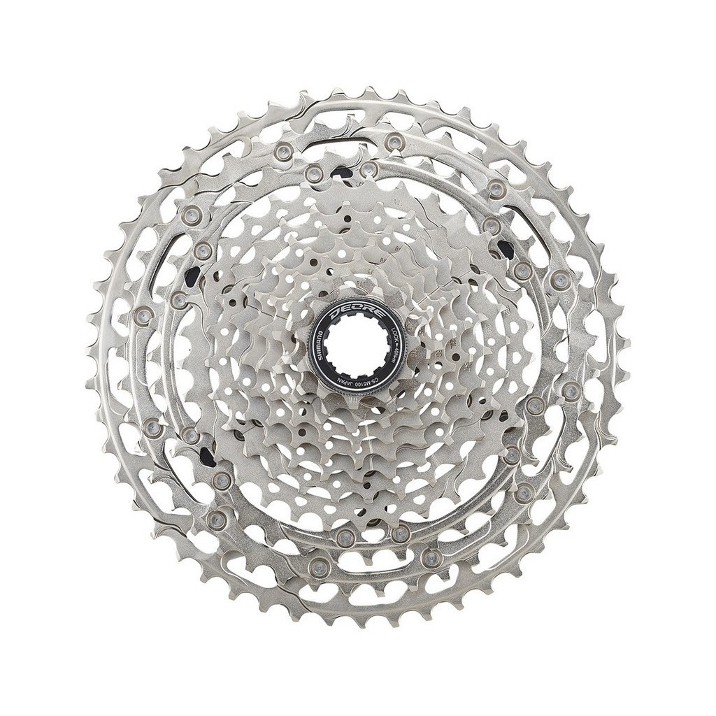 CASSETE 11V SHIMANO DEORE M5100 CS-M5100 11/51D - PRATA em Oferta na Shopee