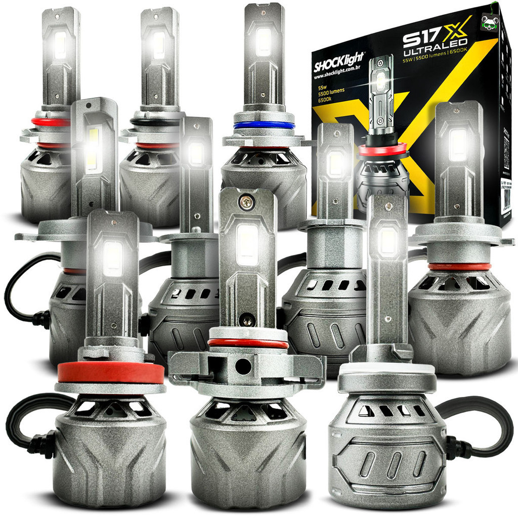 Lâmpada Ultraled Shocklight S17X 5500 Lúmens 6500K em Oferta na Shopee