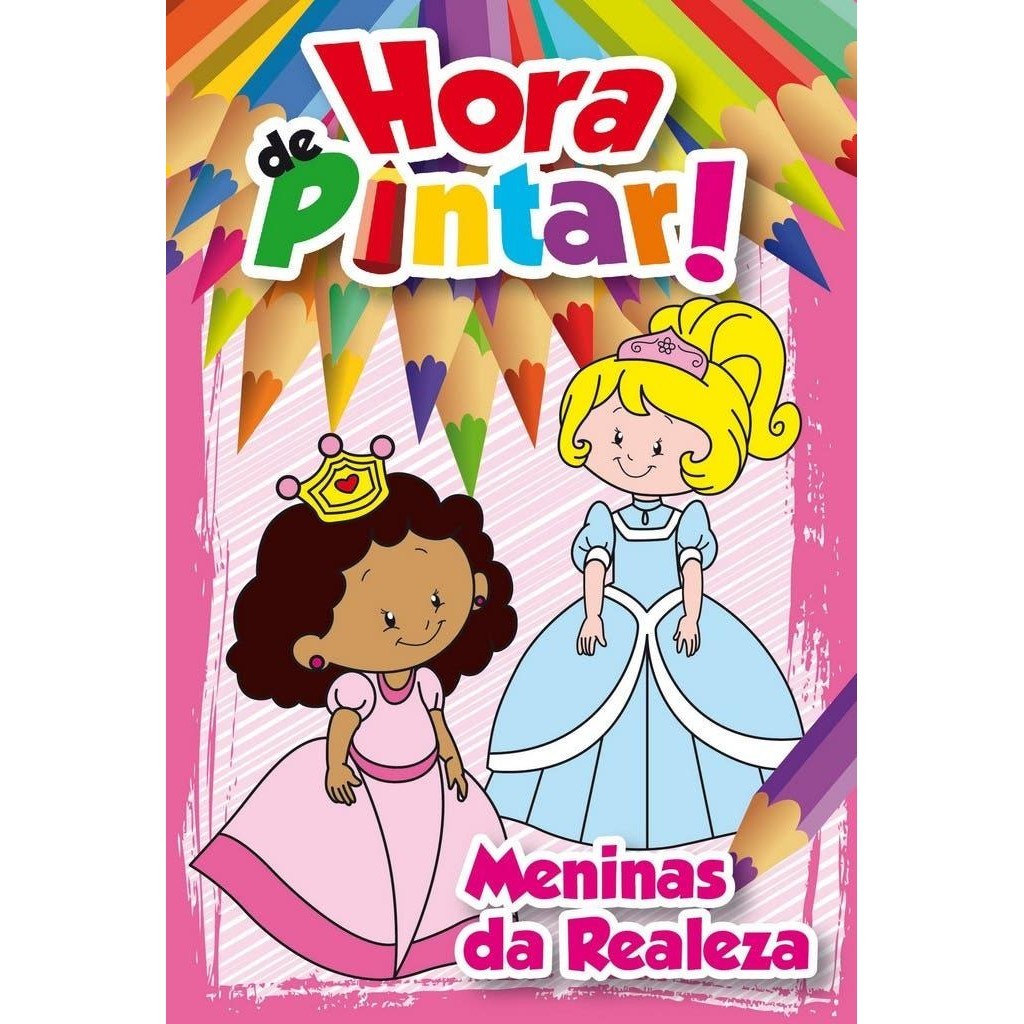 Hora de Pintar - Meninas da Realeza em Oferta na Shopee