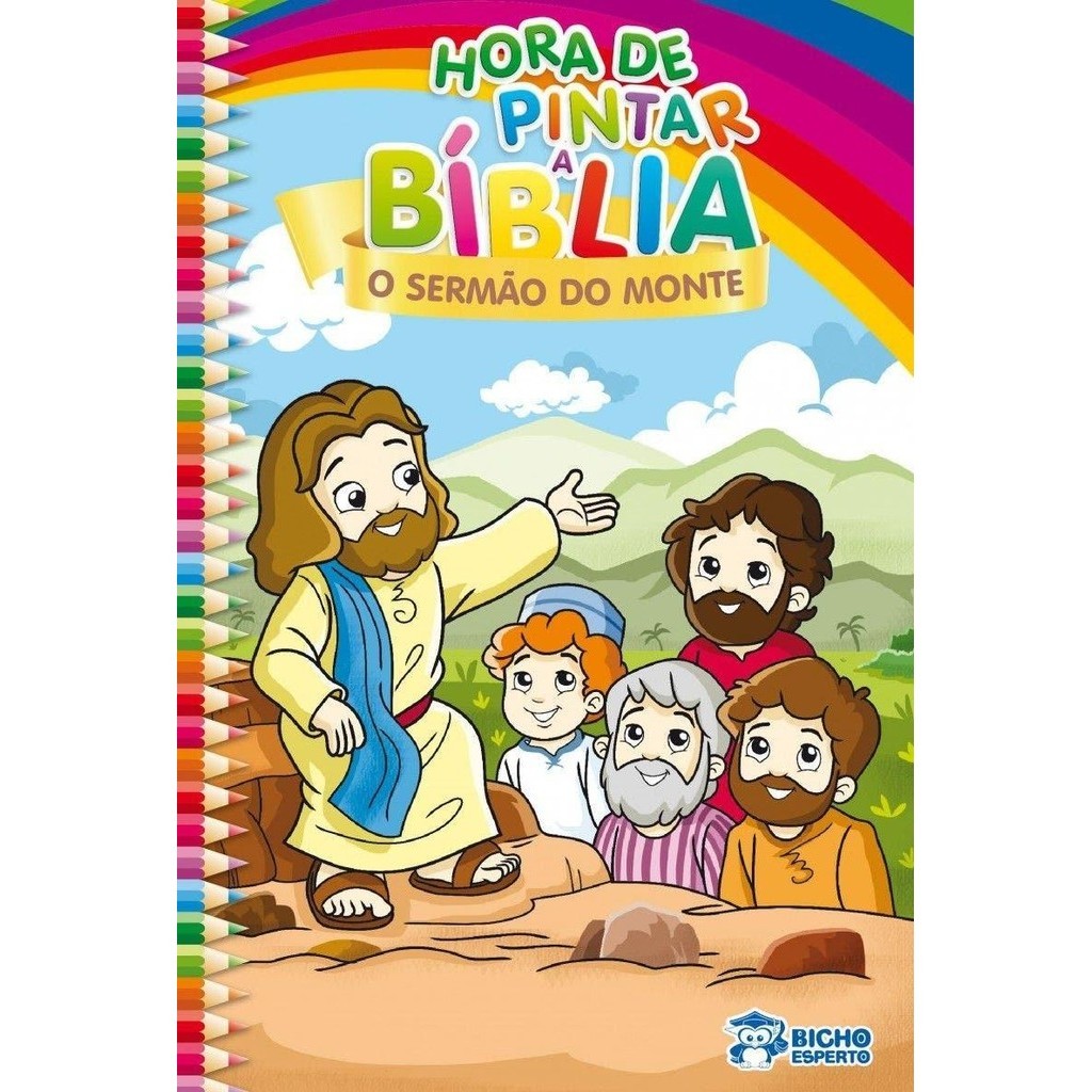 Hora de Pintar Bíblia - O Sermão do Monte em Oferta na Shopee