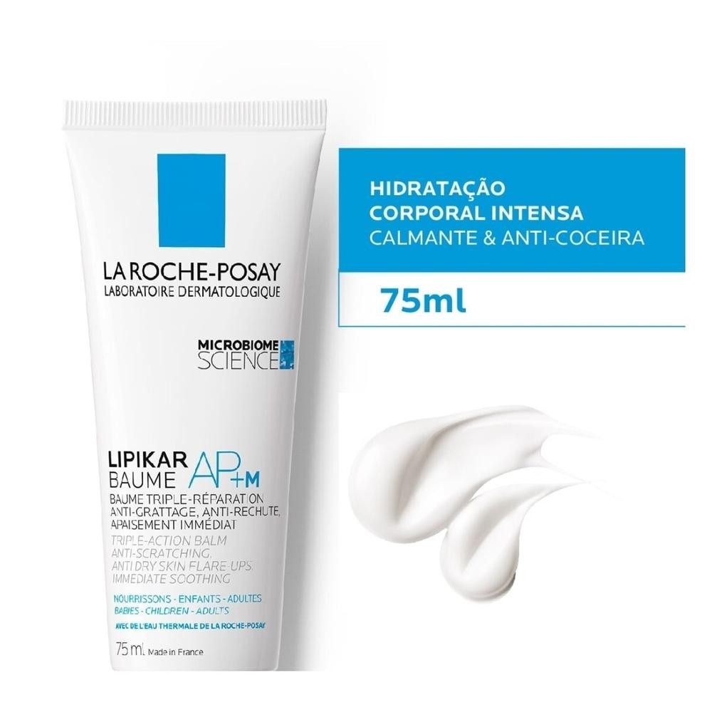 Creme Hidratante Corporal La Roche-Posay Lipikar Baume AP+M 75ml em Oferta na Shopee