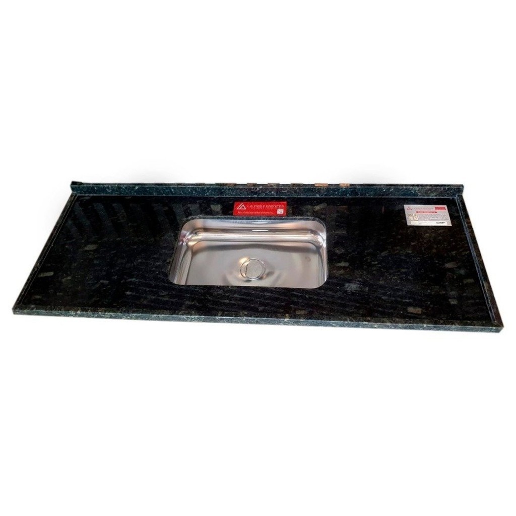 Pia de Cozinha Granito 200cm Standard Cuba Simples L.a. Pias e Granitos 200cm em Oferta na Shopee