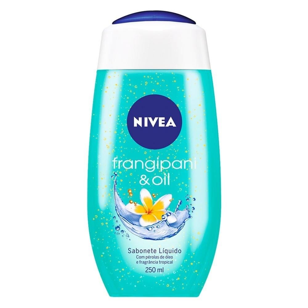 Sabonete Liquido Nivea Frangipani & Oil 250ml em Oferta na Shopee