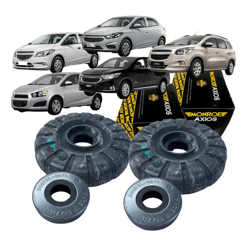 2 Coxim + Rolamento Amortecedor Dianteiro Onix Prisma Spin Cobalt Sonic Original Axios em Oferta na Shopee