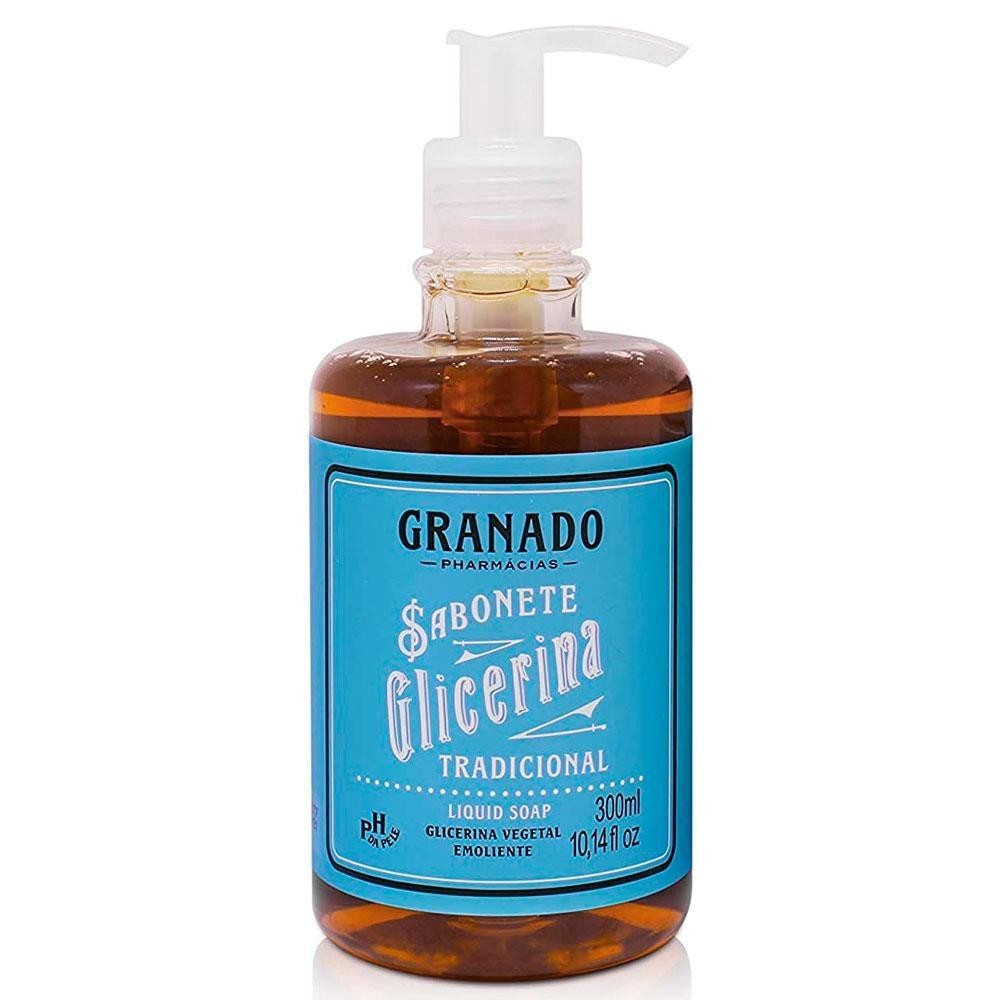 GRANADO SABONETE LÍQUIDO DE GLICERINA TRADICIONAL COM 300ML em Oferta na Shopee