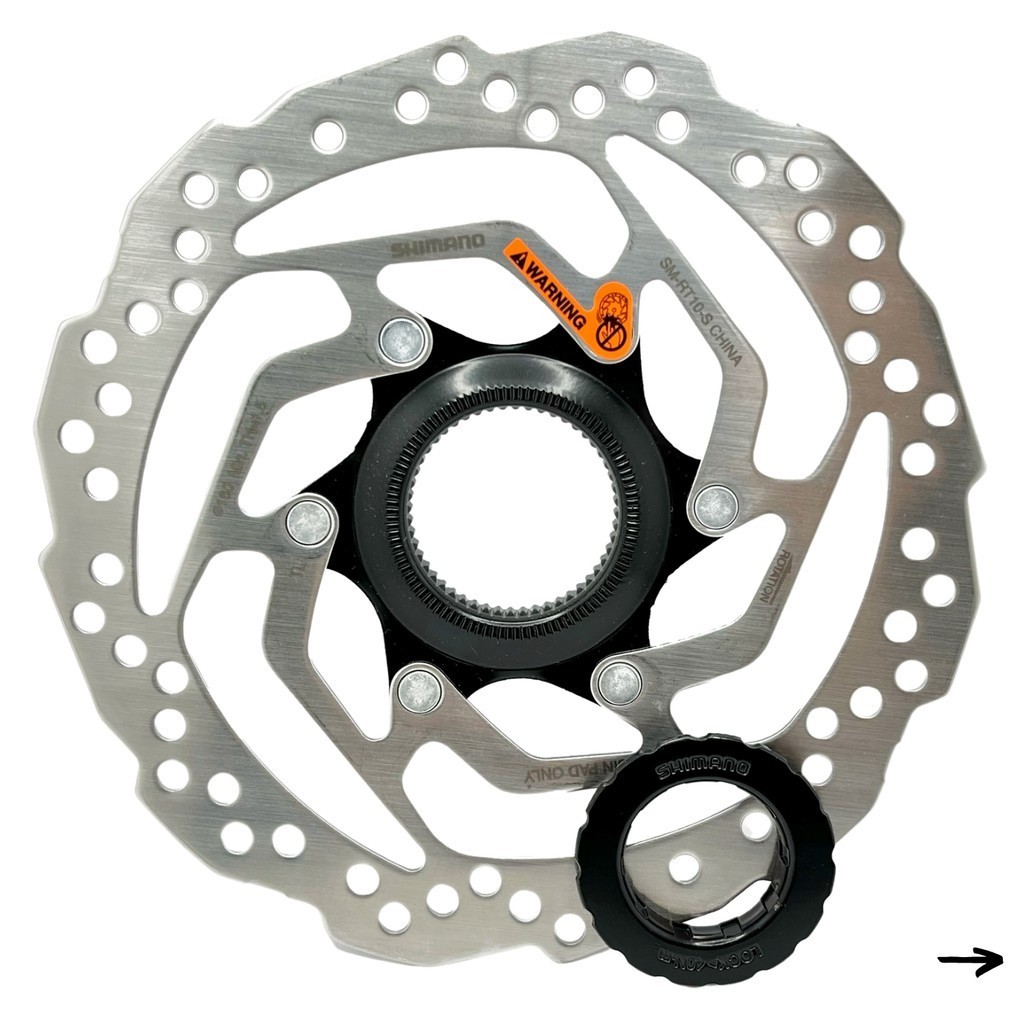 DISCO DE FREIO / ROTOR SHIMANO SM-RT10 160MM CENTER LOCK (P/PAST RESINA) - Sports & Outdoors