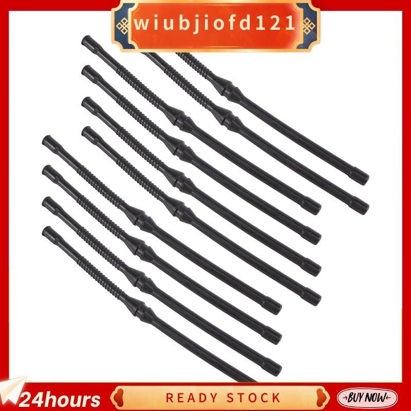 10X Tubo Preto De Mangueira De Combustível Para Motosserra Chinesa 4500 5200 45Cc 52Cc 58Cc MT-9999 Plástico Mangueiras Parte Da Ferramenta
