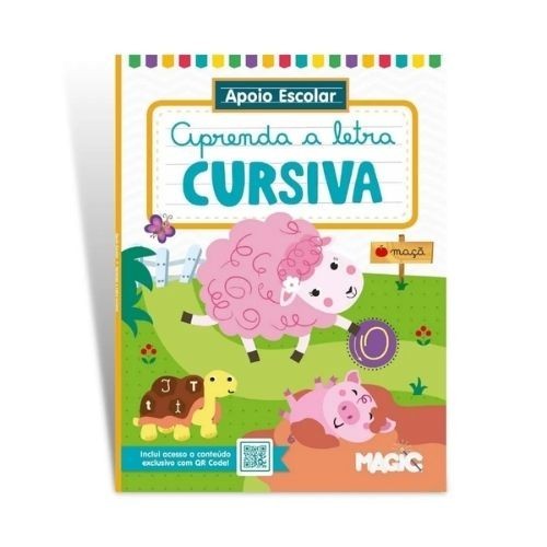 Cartilha - Apoio Escolar - Aprenda Letra Cursiva