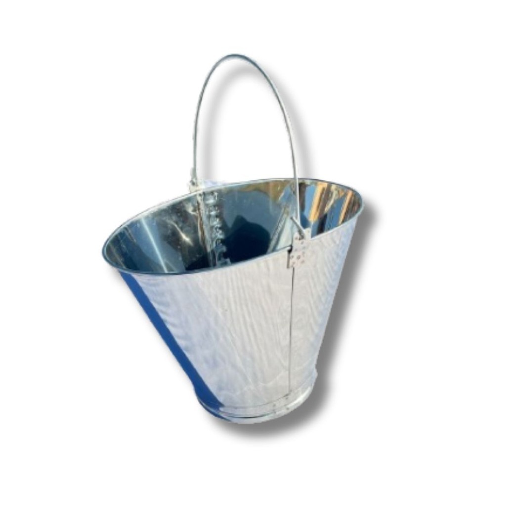 Balde De Ordenha Graduado Inox Oval 7 L Tirar Leite Com Medida Não Vaza