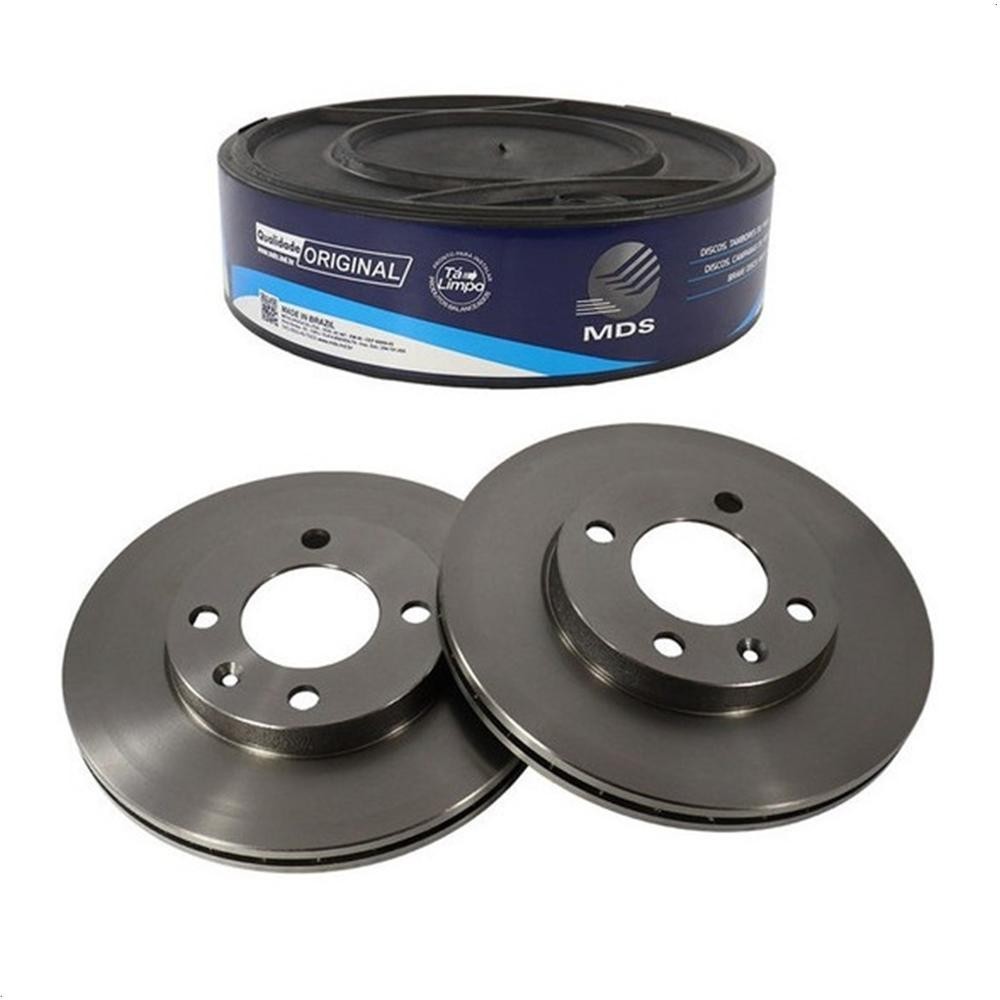 PAR DISCO FREIO GOL SAVEIRO PARATI G2 G3 G4 VENTILADO 239MM em Oferta na Shopee