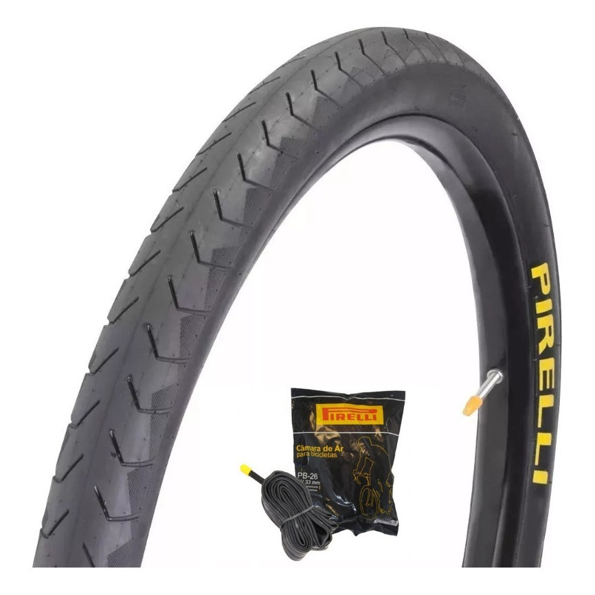 PNEU PIRELLI PHANTOM STREET ARO 26X1.50 + CÂMARA MTB BIKE em Oferta na Shopee
