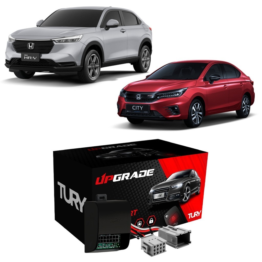 Módulo De Vidro + Retrovisores City 2022 em diante/HRV 2023.. Rebatimento, Antiesmagamento, Plug in Play - Tury PRO3.4B em Oferta na Shopee