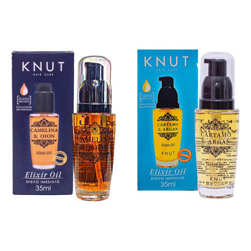 Knut Óleo Capilar Elixir Cartamo Argan Carmelina Ojon 2u