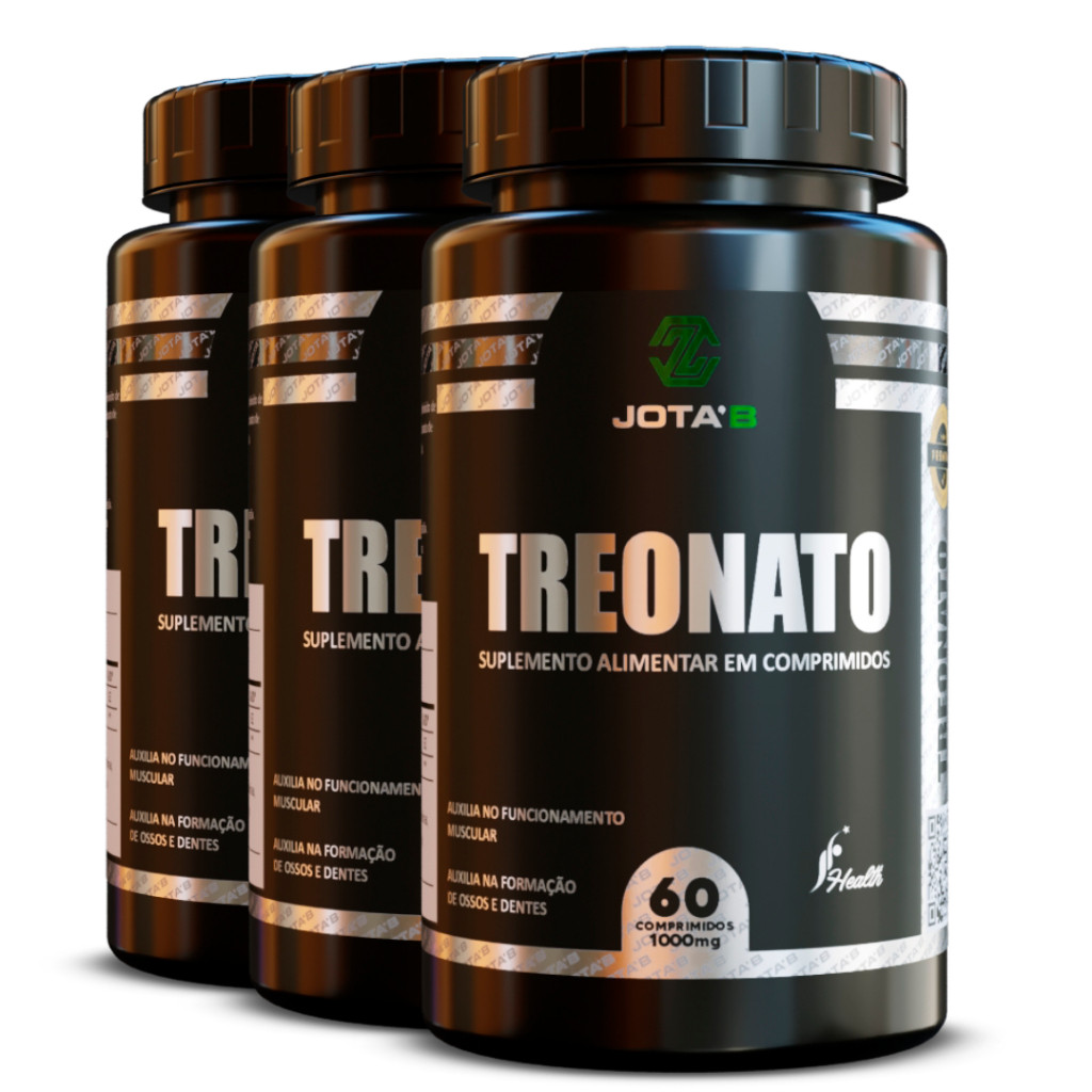 Suplemento Magnésio L - Treonato 1000mg Comprimidos | Foco, Memória e Aprendizagem | Premium