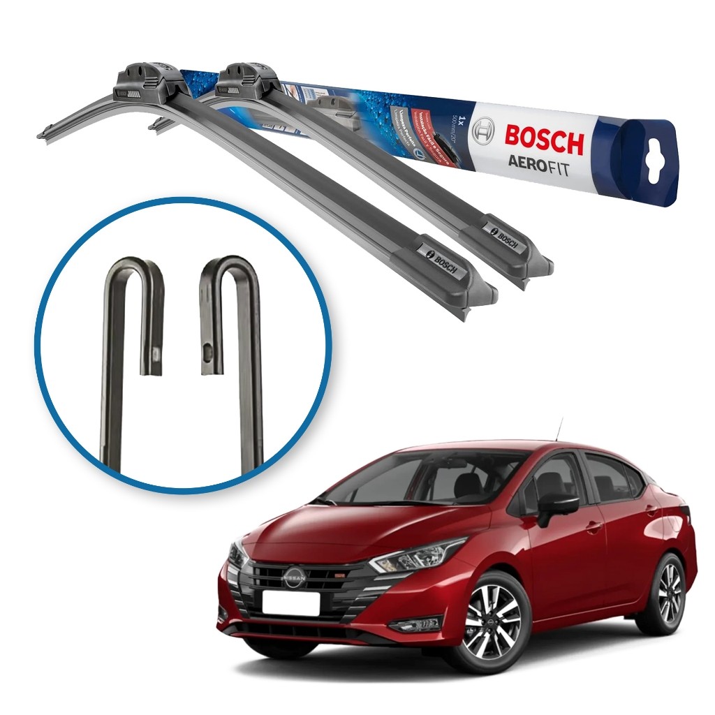 Palheta Limpador Parabrisa Original Bosch Nissan Versa 2021 a 2024 em Oferta na Shopee