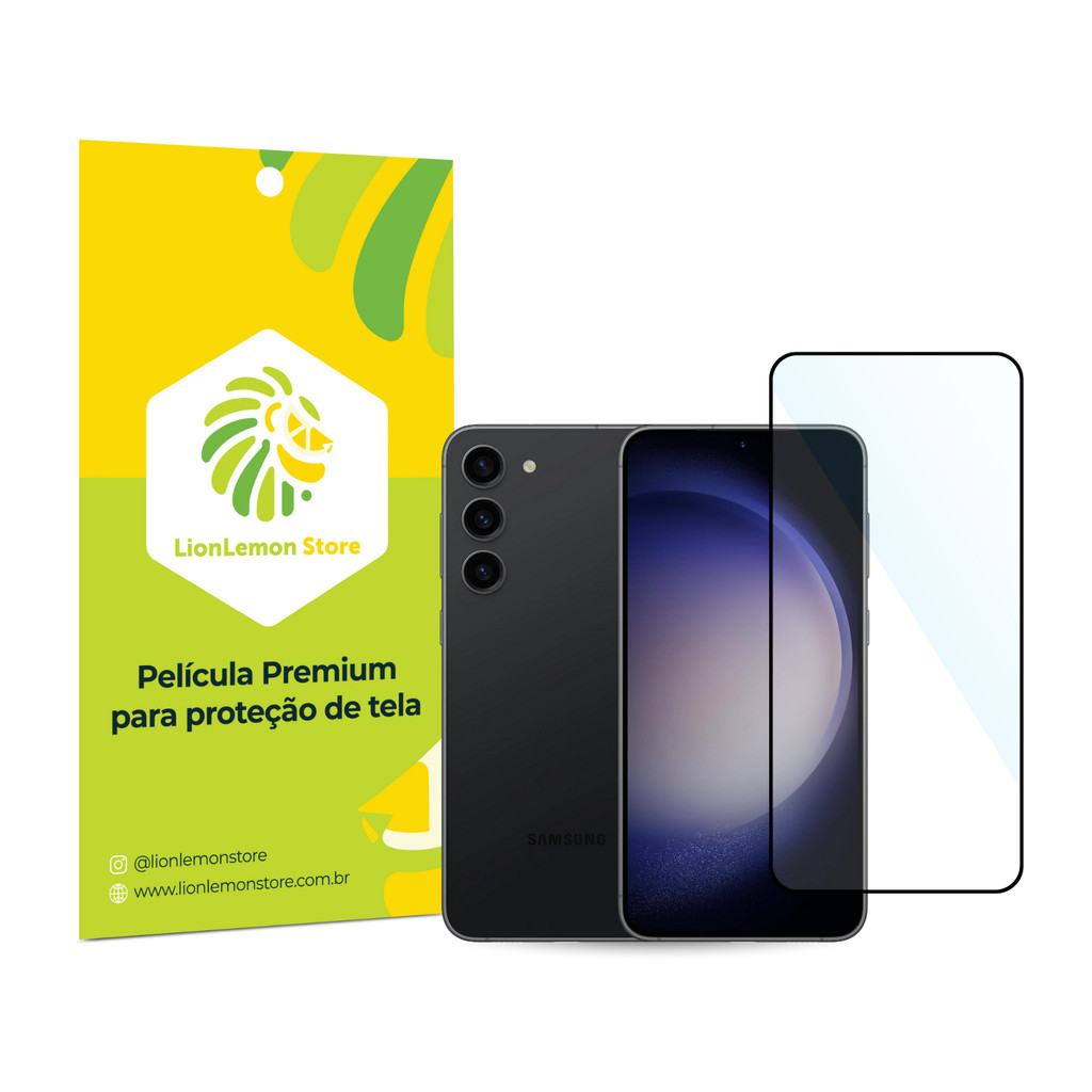 Película de Vidro Ultrashield LionLemon p/ Samsung Galaxy S23 Plus