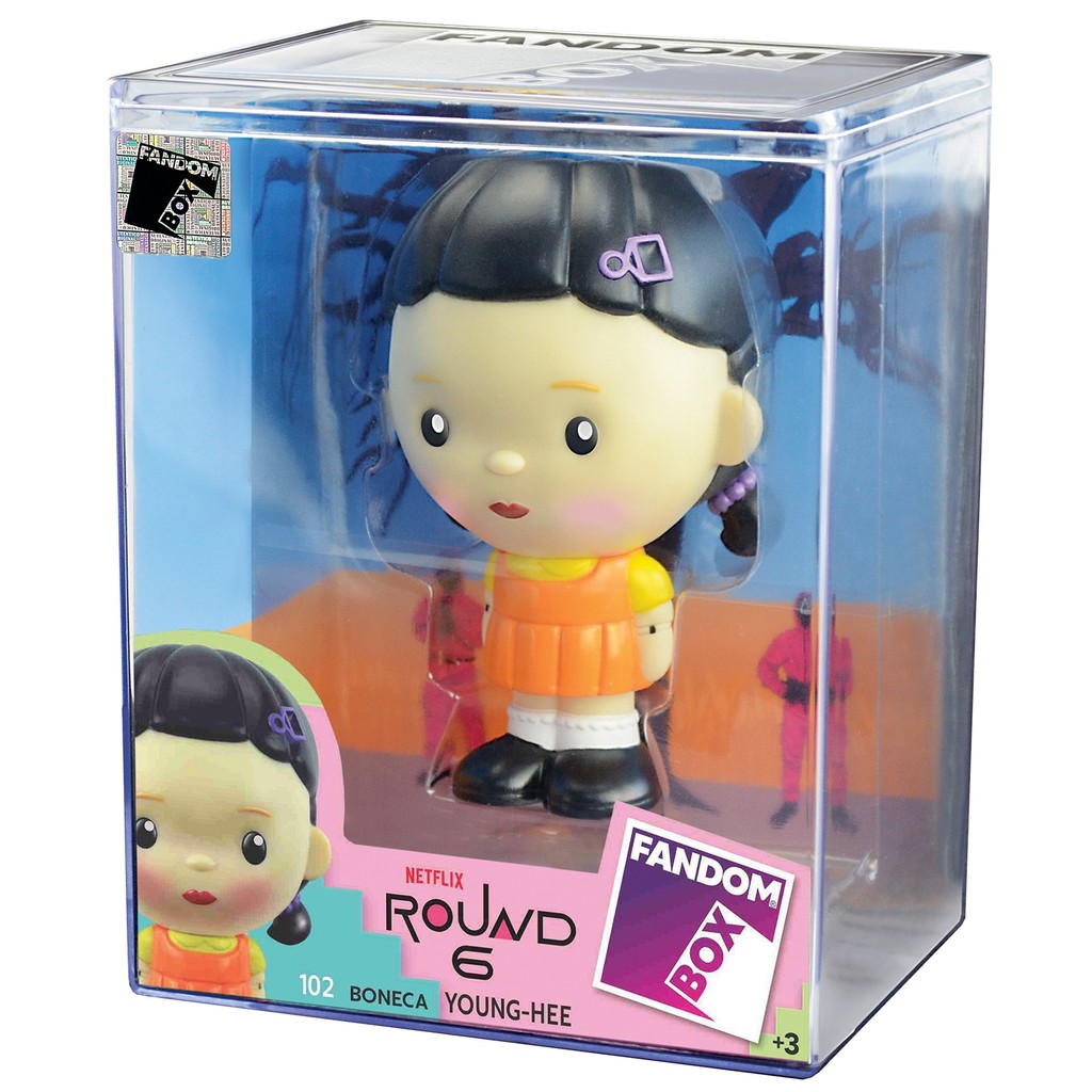 Fandom Box Young Hee Boneca Round 6 Colecionável Articulada Em Vinil - Líder Brinquedos