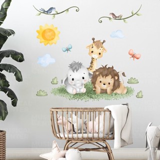 Adesivo de Parede Safari Infantil Papel de Parede Animais da Selva Decoração Quarto Bebê Kids e Brinquedoteca 09 em Oferta na Shopee