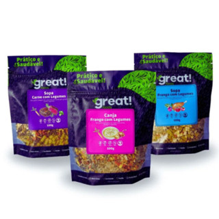 Kit Especial 3 Sopas Carne, Frango E Canja Sem Glúten e Sem Lactose 100% Natural em Oferta na Shopee