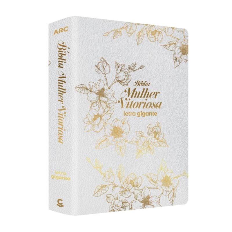 Bíblia da Mulher Vitoriosa | Letra Gigante | ARC | Branca - Books & Magazines