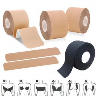 Kit 4/3/2/1 Sutiã Rolo Adesivo Levanta Peito Seio Fita Invisível em Oferta na Shopee