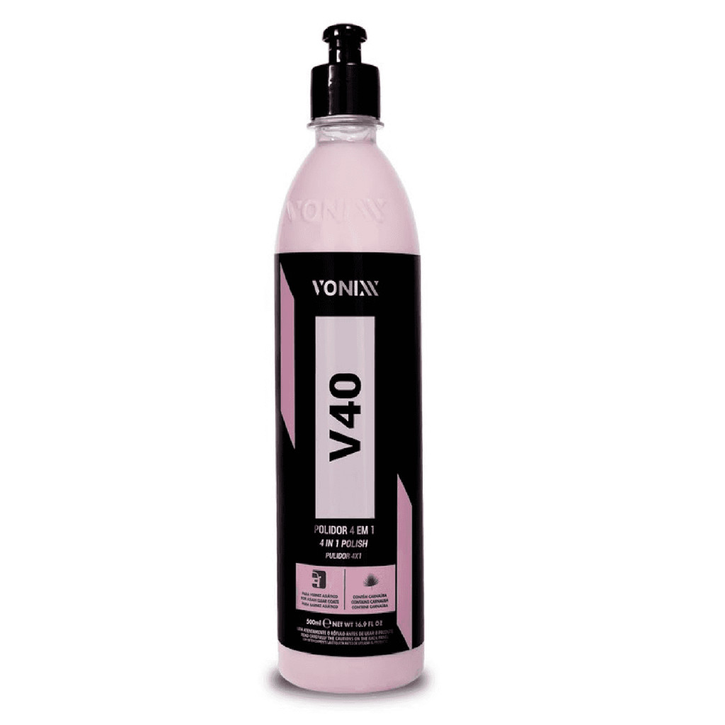 Polidor 4 Em 1 V40 Com Carnauba 500ml Vonixx