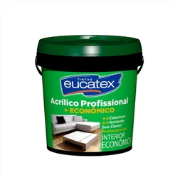 Tinta Acrílica Economico Boa Performance Eucatex 3,6 Litros