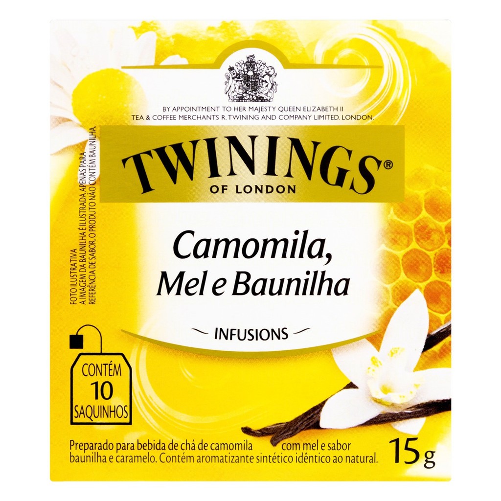Chá Twinings Camomila, Mel e Baunilha 10 sachês em Oferta na Shopee