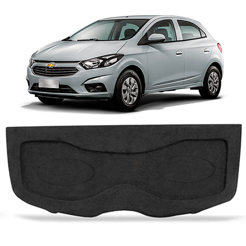 Tampão Porta Malas Chevrolet Onix 2013 a 2019 R-Acoustic Bagagito Carpete Grafite