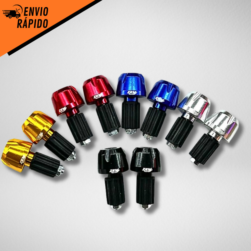Par Peso para guidão Universal Para Moto Cromado Guidão Alumínio Resistente Kit em Oferta na Shopee