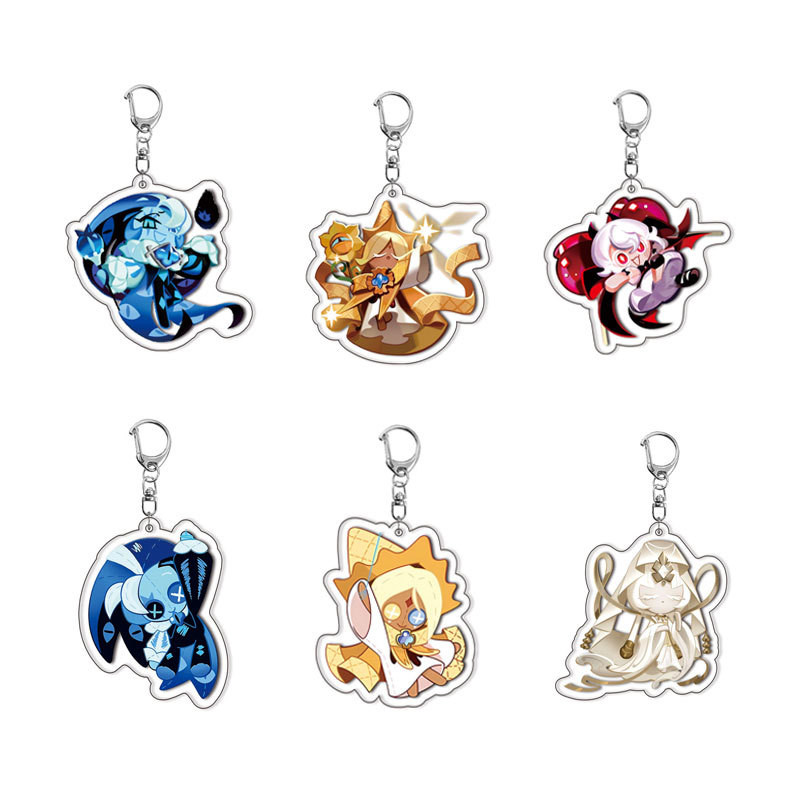 Cookie Run For Kakao Jogo Acrílico Keychain Anime Pingente Férias E Presentes De Aniversário em Oferta na Shopee
