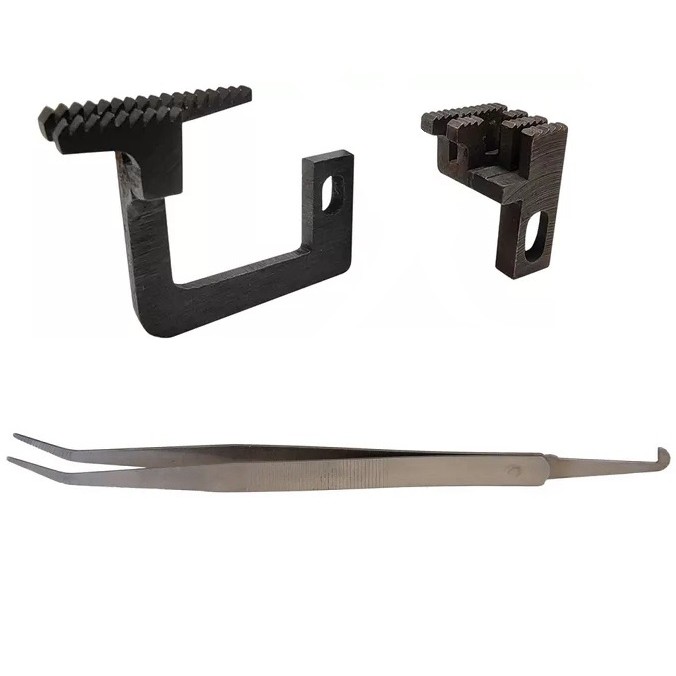 Par Dente Serrilha Overloque Interlock Gn6-5 Gn800 Star Yamata Gn31 Gensy + Pinça