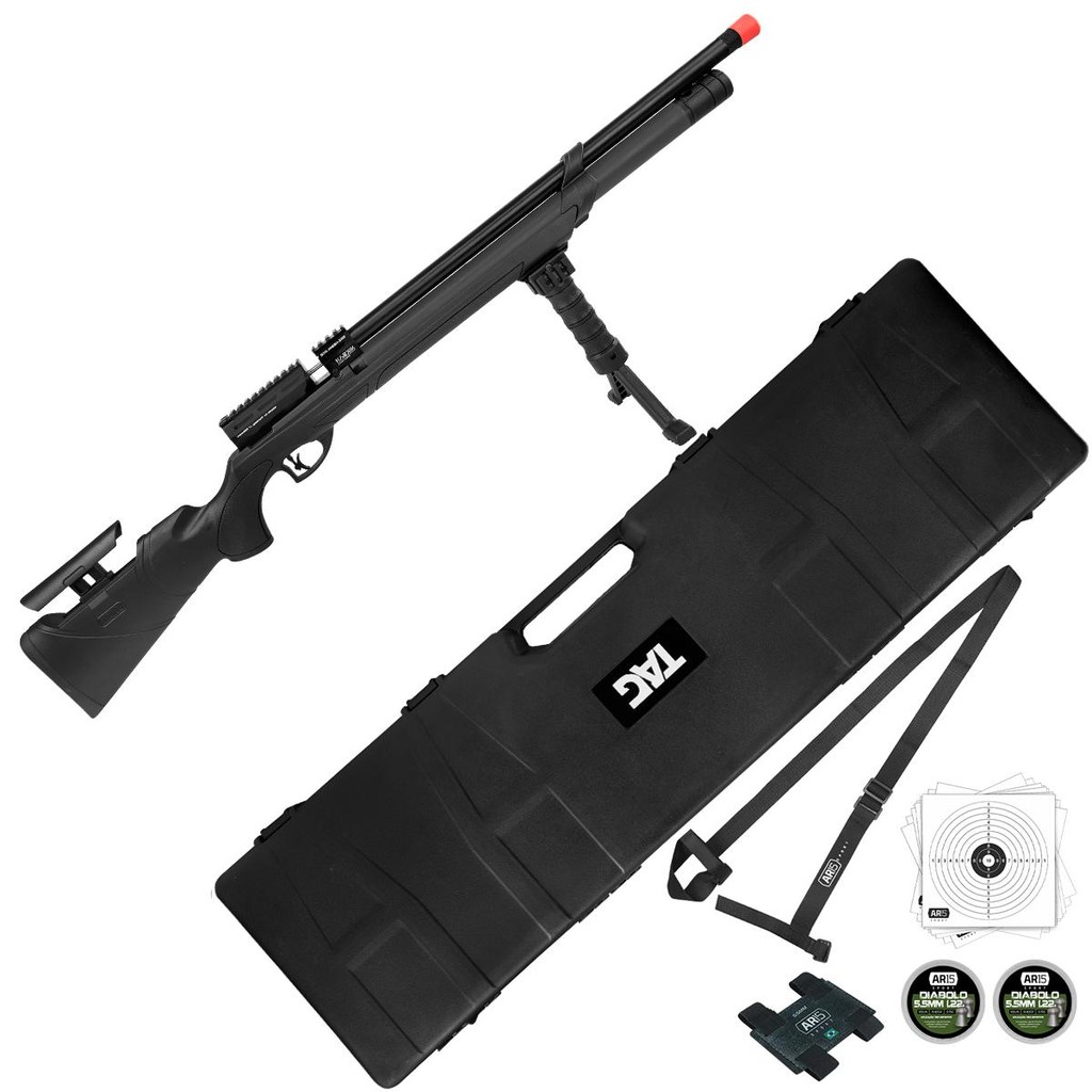 Espingarda Pressão  5.5 PCP NKS Archero Niksan Chumbinho em Oferta na Shopee