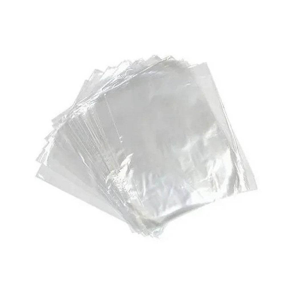 Saco Plástico PE 35x50cm Espessura 0,03 c/ 100un | Embalagem Leve p/ Alimentos, Roupas e Utilidades