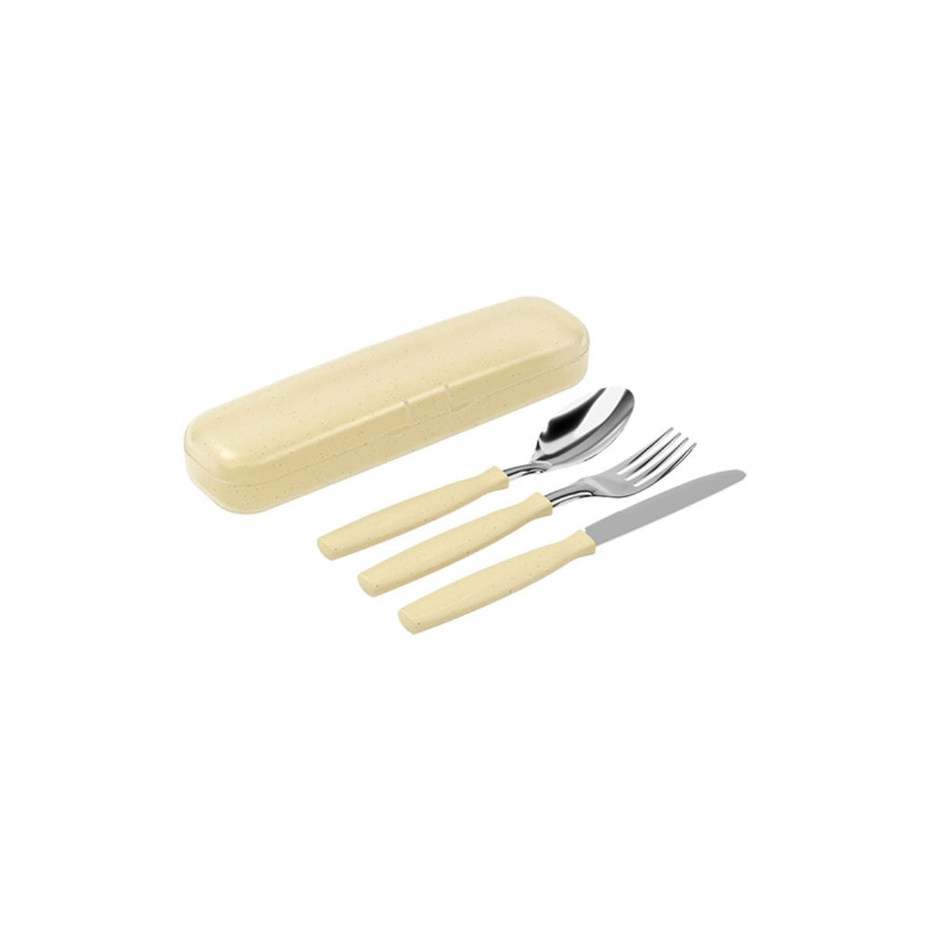 Detalhes do Kit Talheres Coza Nutri 26 x 6 x 4 cm Cor Creme Arroz