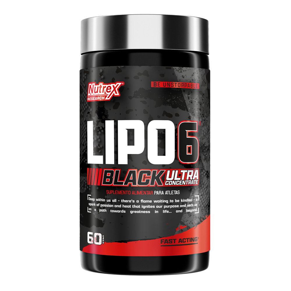 Termogênico Lipo-6 Black Ultra Concentrado 60 Cáps - Nutrex Research