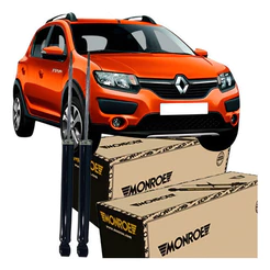 Par Amortecedor Traseiro Sandero Stepway 1.6 2006 Á 2014