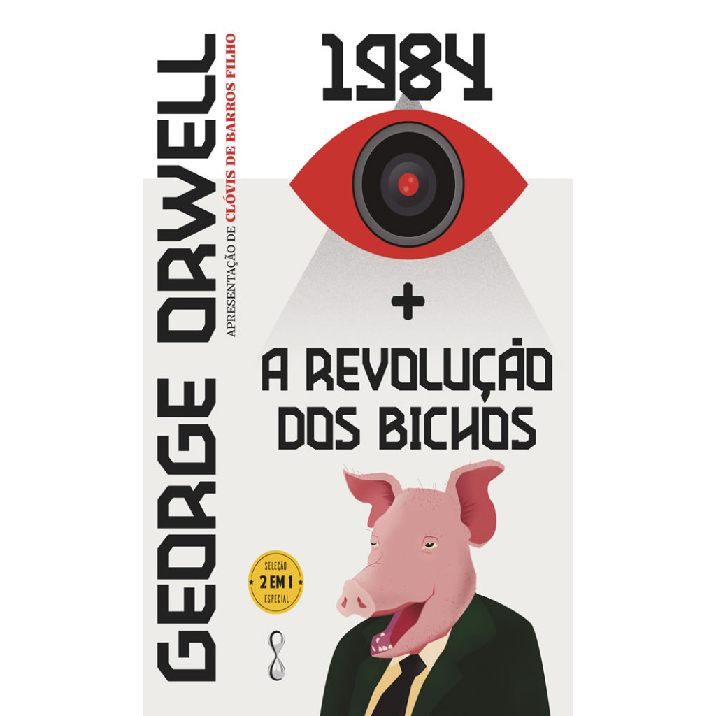 GEORGE ORWELL 1984 + A REVOLUÇÃO DOS BICHOS 2 EM 1 em Oferta na Shopee