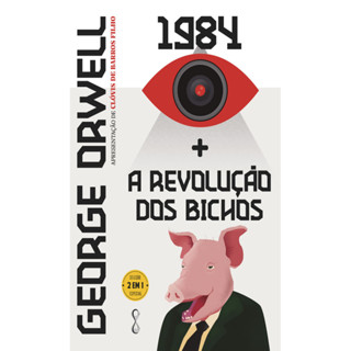 GEORGE ORWELL 1984 + A REVOLUÇÃO DOS BICHOS 2 EM 1 em Oferta na Shopee