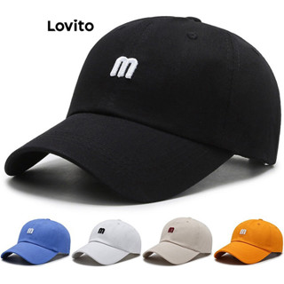 Lovito Chapéus Básicos com Letras para Mulheres LFA09088