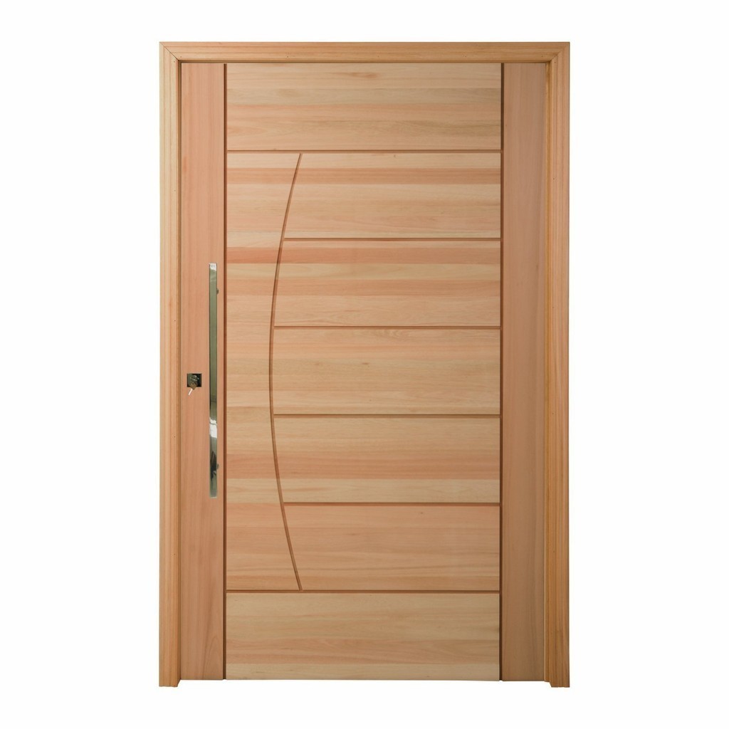 Porta Pivotante Maciça 214x107cm Eucalipto PM78 Solar Cruzeiro Portas - Home & Living