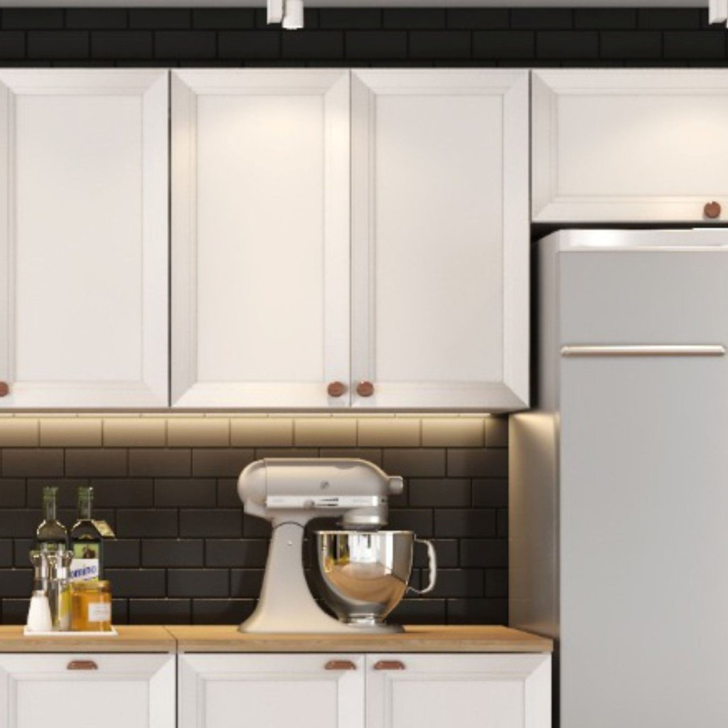 Armário de Cozinha Aéreo 80cm 2 Portas Unna Yescasa Branco em Oferta na Shopee